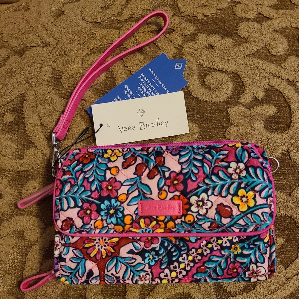 Vera Bradley Iconic RFID Crossbody Kaleidoscope
